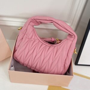 Woman Pleated Handbag Crossbody Bag Designer Bags Women Shoulder Hobo Bag Small Moon Handbags 5 Colors