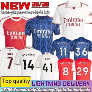 25 26 GYOKERES SAKA Zubimendi RICE ODEGAARD Jerseys G. JESUS MARTINELLI SALIBA HAVERTZ maillot GABRIEL ZINCHENKO Gunners 2025 arsenalfootball kits 25 26 111