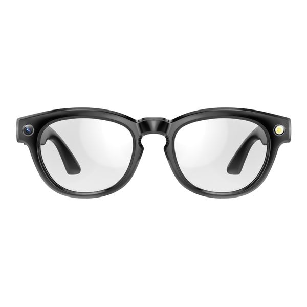 GS380 Smart with Camera & AI Translation Bluetooth Calling HD Video Recording, Pedometer, Music Player Voice Control, Hands-Free Photo Glasses