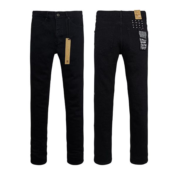 new brand jeans mens jeans Ksubi jeans designer jeans fashion brand straight leg mens tight womens jeans broken hole zipper casual temu pants asian size