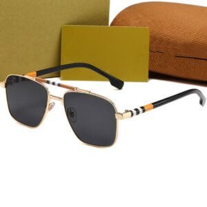 Retro Sunglasses Designer Driving Sunglass Square Metal Goggle for Women Men Sun glass Adumbral 5 Color Eyeglasses