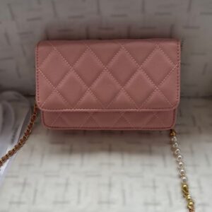 Womens Handbag Crossbody Bag Designer Bag Half Moon Makeup Bag High Quality Genuine Leather Cowhide Gold Pearl Chain Cross Body Bags Shoulder Bags Designers Woman