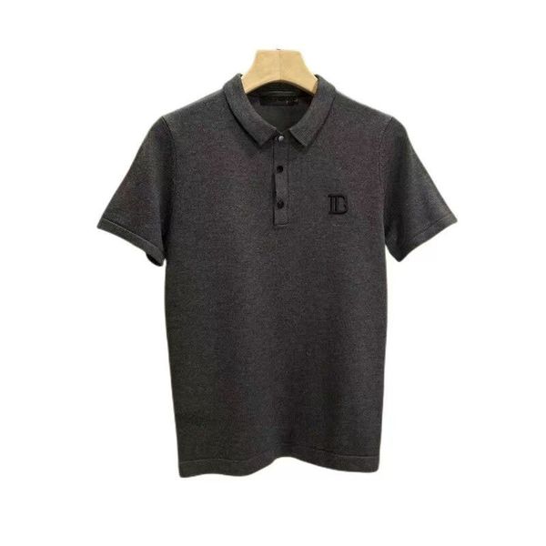 Casual Shirt Mens Polos Designer T Shirts Short Polo Man Tops With Red Striped Tshirts Unisex Streewears Short Sleeves M-5XL