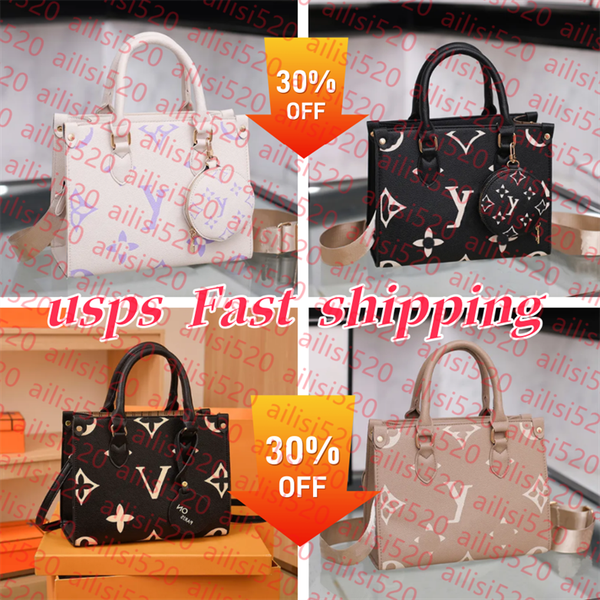 Luxury Designer Bag On the go Tote Crossbody Bag Women handbags Designer Tote Bag Luxurys Handbag Real Leather Duffle Handbag Lady Crossbody Female backpack Purse