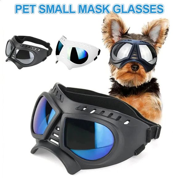 Outdoors Cool Pet Goggles UV Protection Sunglasses Dog Accessories Eye Mask Glasses Waterproof Windproof Adjustable Shoulder Straps
