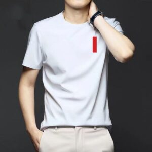 Man Tshirts Summer Ice Cotton Designer Mens T-Shirts Shorts Sleeves Tops Tees Shirt Asian Size S-5XL
