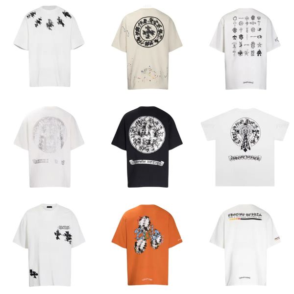 High-Quality Casual Cotton T-Shirt for Men Stylish Letter Print by CH359