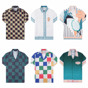 New Designer tshirts mens shirts Apparel Tops Round Neck Short Sleevess Shirt plicing style boutique button fashion top summer ciothing graphic tee asian size