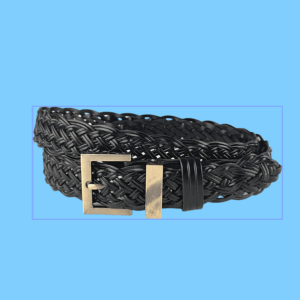 Hand – woven, hole – free, versatile women's belt, suitable for casual pants, jeans and short skirts. Women's hole – free leather belt