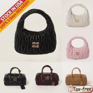 Designer bag Shoulder bag Purse Metallic engraved soft sheepskin crossbody bag Wander Matelasse Fashion handbag Women's wallet Underarm bag Hobo bag Luxury bag Best