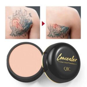 Waterproof full cover concealer for tattoos and scars natural finish foundation all skin tones types 240224
