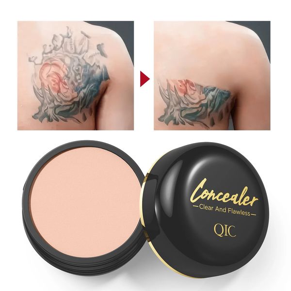 Waterproof full cover concealer for tattoos and scars natural finish foundation all skin tones types 240224