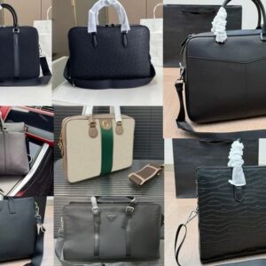 Briefcases Designer Men's bag computer bag handbag classic and versatile Large capacity selection