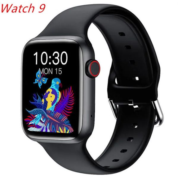 New Smart Series 9 8 45mm 2.1 Men Women Watch Bluetooth Call Bracelet Wristband Wireless Charging Fiess Tracker Sport Smartwatch IWO For Android IOS Watches