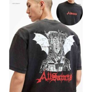 Designer Classic Casual All Saints T Shirt Mens Women Oversized Tall Saintss Tshirt Y2k High Street Short Sleeve Clothing Graphic Tee Cotton Summer Sweatshirt 3bb