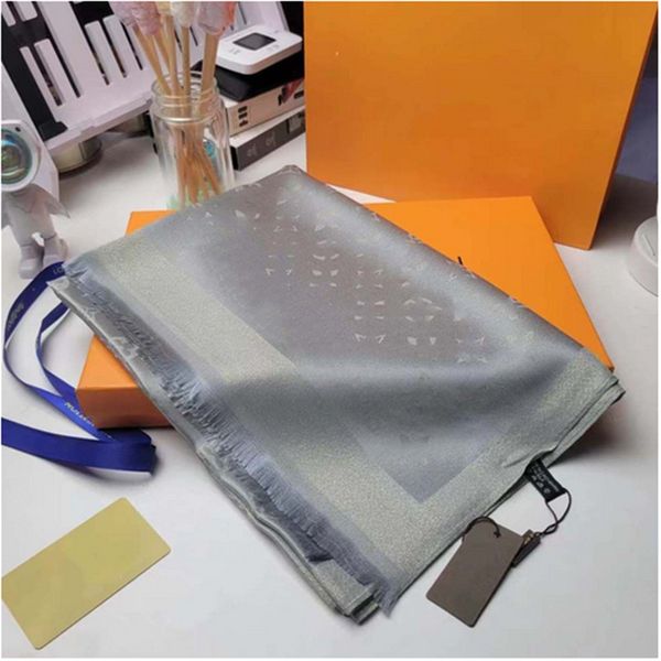 Silk Scarf 4 Seasons Pashmina Scarf Leaf Clover Fashion woman Shawl Scarves Size about 180x70cm 6Color with