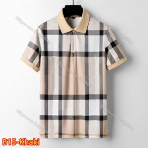 Designer T Shirt Menswear Cotton Plaid Top Floral Embroidered Comfortable Luxury Daily Casual