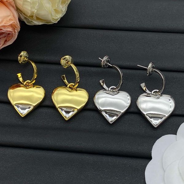 Hoop Gold Earrings 5Cm Big For Women Gifts Valentines Day Designer High Quality Jewelry With Box