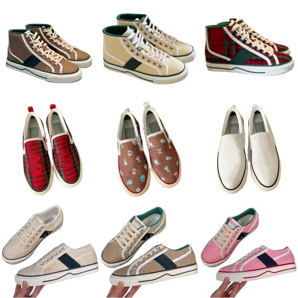 Slippers women's classic canvas shoes luxury men's casual shoes letter print designer shoes lace up platform shoes rubber bottom skate shoes flat heel non slip outdoor