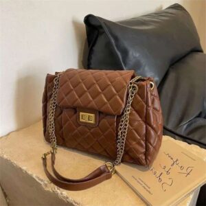 Designer Bag Shoulder Bag Free Shipping Luxury Bag New Luxury Fashionable Commuting Large Capacity High End Texture Dia Grid Chain Crossbody For Womens