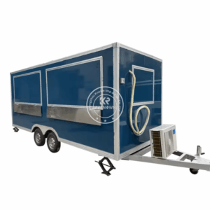 Customized Square Food Truck Trailer Commercial Popular Custom Size Color Food Truck Concession Mobile BBQ Food Trailer For Sale