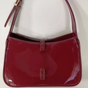 Fashion Designer Shoulder Bag Patent leather Hobo Bags Purse Luxury Bag LE5A7 about 25cm