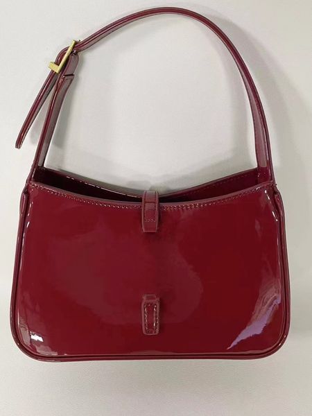 Fashion Designer Shoulder Bag Patent leather Hobo Bags Purse Luxury Bag LE5A7 about 25cm