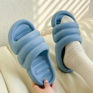 new 2022 Slippers men and women lovers indoor bath thick bottom non slip home Shower Room Beach Booties