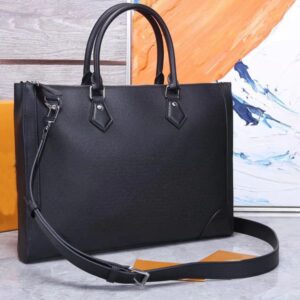 5A Men Shoulder Briefcase Black Leather Designer Handbag High Quality Fashion Classic bag travel Handbags Sacoche pochette Business Designer Laptop Bags MM