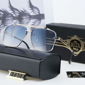 Top designer Dita 17302 Sunglasses men's and women's metal retro fashion designer black glasses door all match UV 400 Polaroid lens 2024