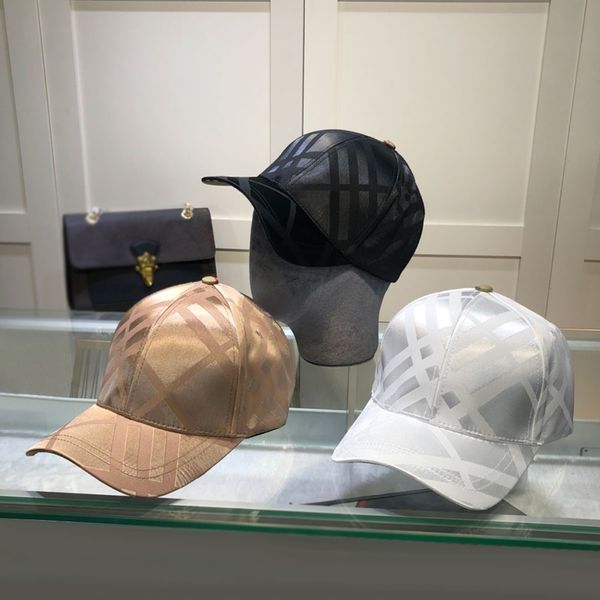 3 Color Ball Cap Dome Luxury Bucket Hat Hats Plaid Stripe Design for Man Woman Caps Top Quality