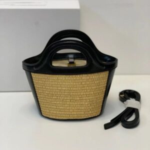 Women Tote Bag Handbag Shopping bastet Luxury Designer Shoulder Crossbody Purse Bucket Straw Genuine Real Leather Large Messenger Shopping Canvas Bags