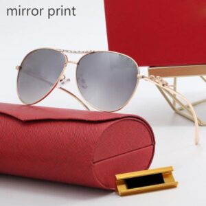 Mens Designer Sunglasses for Women Metal Gold Frames Eyeglasses Aviation Brand Design Polit Sun Glasses Suitable for all face shapes with original box lunettes