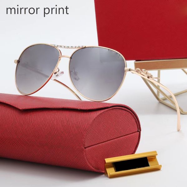 Mens Designer Sunglasses for Women Metal Gold Frames Eyeglasses Aviation Brand Design Polit Sun Glasses Suitable for all face shapes with original box lunettes
