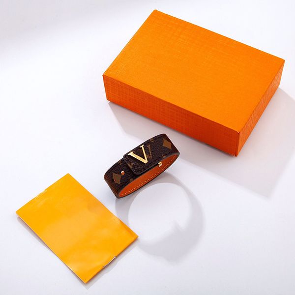 Luxury Designer Bracelet Fashion Leather Bracelets for Man Women High-end Elegant Jewelry 8 Style Optional Top Quality