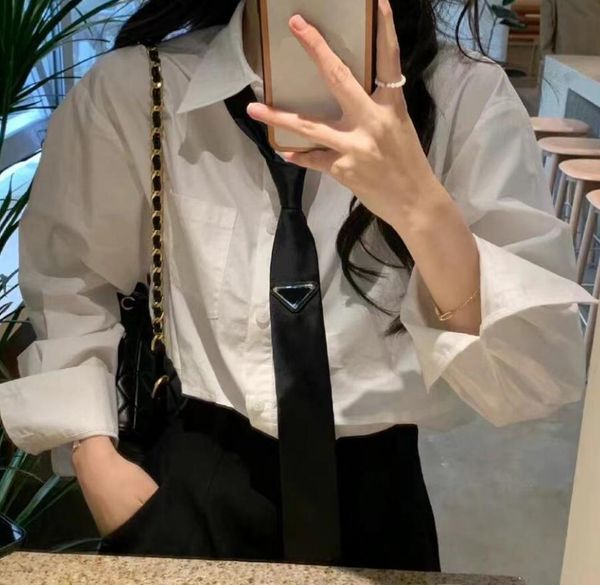 High-end Necktie Womens Designer Tie Fashion Inverted Triangle Silk Ties Jacquard Wedding Neckwear Party Neckties