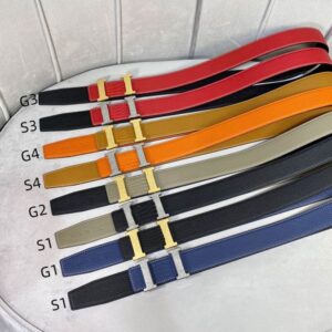 Luxury Reversible Belt for Man Woman Designer Classic Cowskin Belts Fashion Smooth Buckle 4.0cm Wide 8 Option with BOX