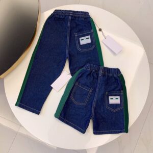 Designer Trousers Kids Fashion Pants Summer Shorts Boys Grils Casual Letter Printed Pants 2 Styles