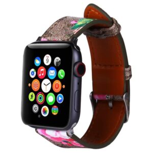 Designer Smart Apple Watch Band Strap smartwatchs For Watches Bands iwatch Series 7 Se 40MM 45MM Bracelets Wowan Fashion watchband With Flower Patterns smartwatchs