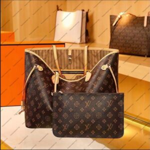 2021 Handbags ONTHEGO Handbags louiseitys viutonitys Women Genuine Leather Shoulder Bags Luxury Messenger Bags Purse Women Handbags Walle