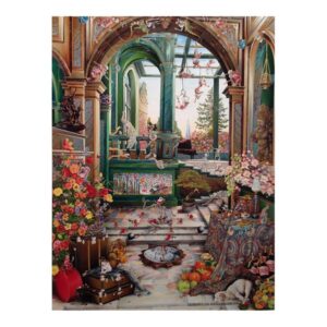 Raqib Shaw Painting Poster Print Home Decor Framed Or Unframed Photopaper Material