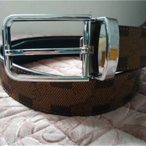 High quality fashionable men women spuare needle buckle belt black and brown wear comfortable without box
