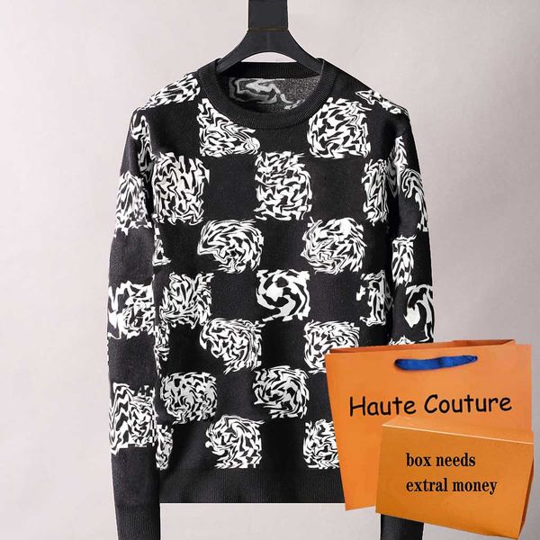 2021FW Mens Sweaters Men Crew Neck Knit Jumpers Outdoor Pullover Casual Print Unisex Sweater High Quality Long Sleeve Tops