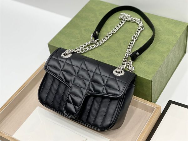 Designer shoulder bags women handbags chain bag leather women's handbag high quality quilted messenger purses