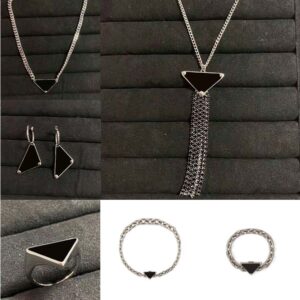 Bracelets Necklaces Jewelry Suits Fashion Bracelet Necklace Earrings Ring Suit Man Woman Unisex Chain Highly Quality 6 Style Opthional