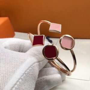 Unisex Bracelet Fashion Belt Bracelets Clover Stone Jewelry for Man Woman Adjustable 12 Color with BOX