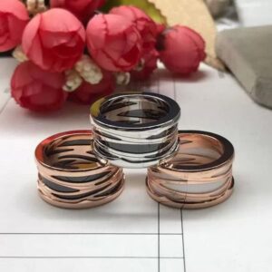 Designer Band Rings Fashion Shine Hollow Out Ring Simplicity Design for Man Womens 9 Style Gifts Temperament Trend Accessories Top Quality