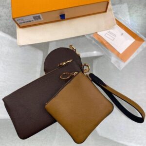 3pcs/set Lady Designers Luxurys Wallet Brand Bag Coin Pouch Key Purse Latest Top Quality Handbags Classic Letter Cardholder