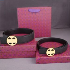 Reversible Designer Belt Classic Gold Buckle Belts Real Cowhide for Mens Woman Width 3.5cm&2.5cm 10 Color Top Quality