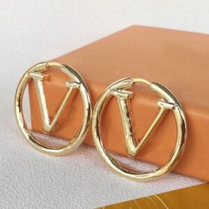 Hot designer earrings Fashion gold hoop earrings for lady Women Party earring New Wedding Lovers gift engagement Jewelry